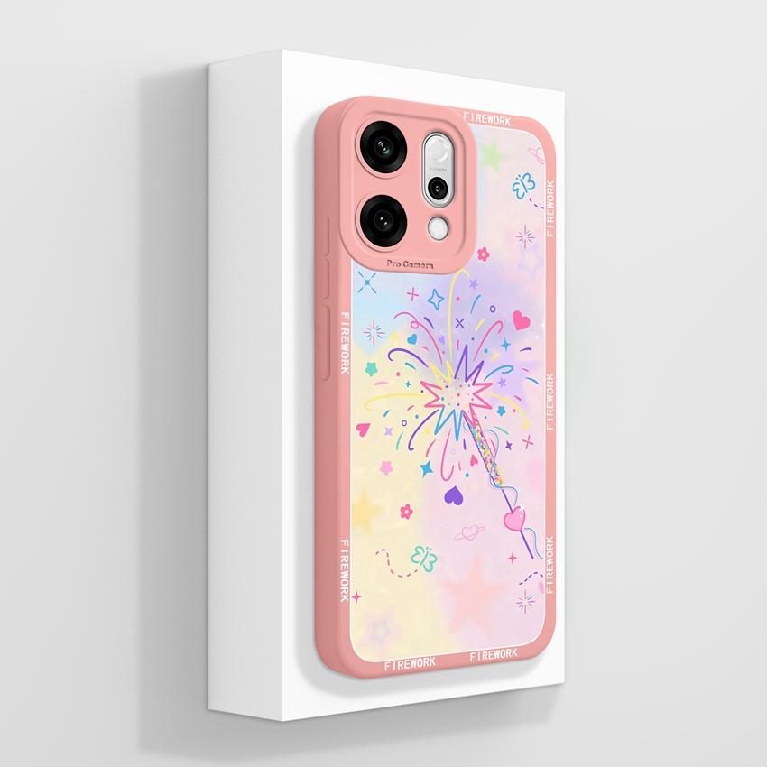 Case For Oppo Reno14 13 12 11 10 2 Pro 2Z 13F Phone Cover Cute Astronaut Pattern Soft Slim Liquid Silicone Dustproof Protective Shell For Oppo Housing