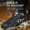 Reflective Indestructible Safety Shoes Men Work Sneakers Light Security Boots Men Puncture-Proof work Boots Steel Toe Shoes