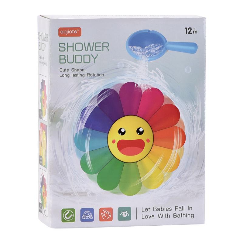 

Colorful Sunflower Water Windmill/children s Water Toys/rotating Water Wheel Bathroom Water Toys разноцветный
