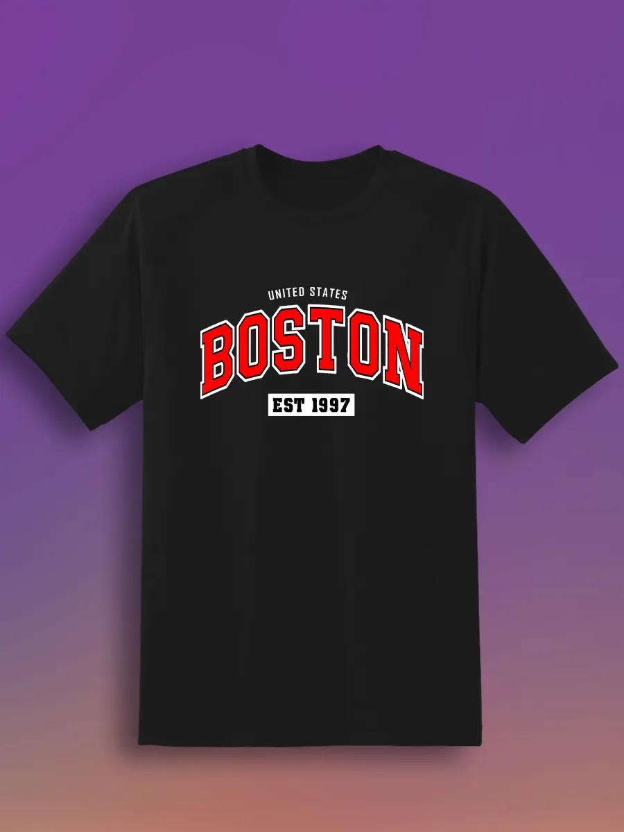 New York Boston T-shirt S