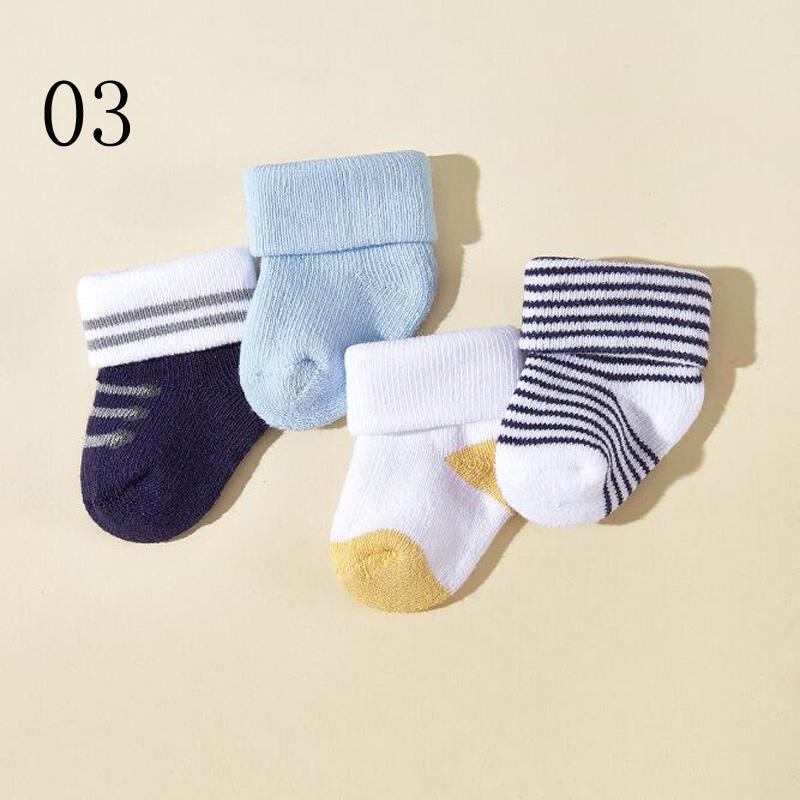 4Pair/lot New Boys' and Girls' Autumn/Winter Thick Warm Socks