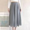 Shop   Womens Guest+date Elastic Waist Chiffon Pleated Long Skirt Won Wsk Wf0b9a
