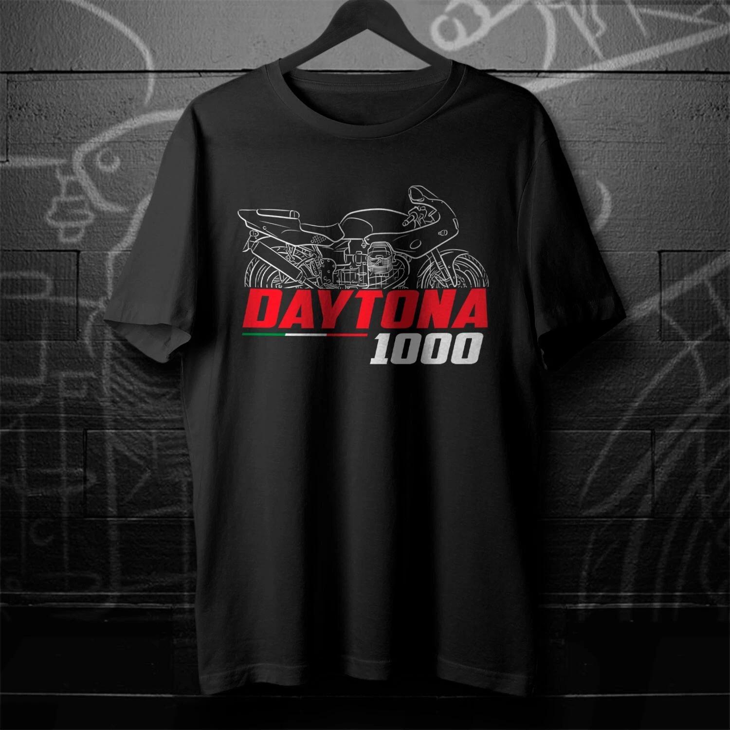 Black men s and women s T-shirt For Moto Guzzi Daytona 1000 Fans XXXL