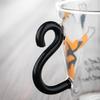 250 ml süße Katze Glas Saft Kaffeetasse Milch Tee Kaffee Glas Becher Katze Schwanz Griff