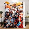 GTA Themed Blanket with Game Character Print bedroom Blanket for Livingroom Couch lunch break Soft Cozy throw for Friend's festival Gift