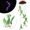 Led Hummingbird Colorchanging Solar Wind Chimes Yard Home Garden Lights Decor
