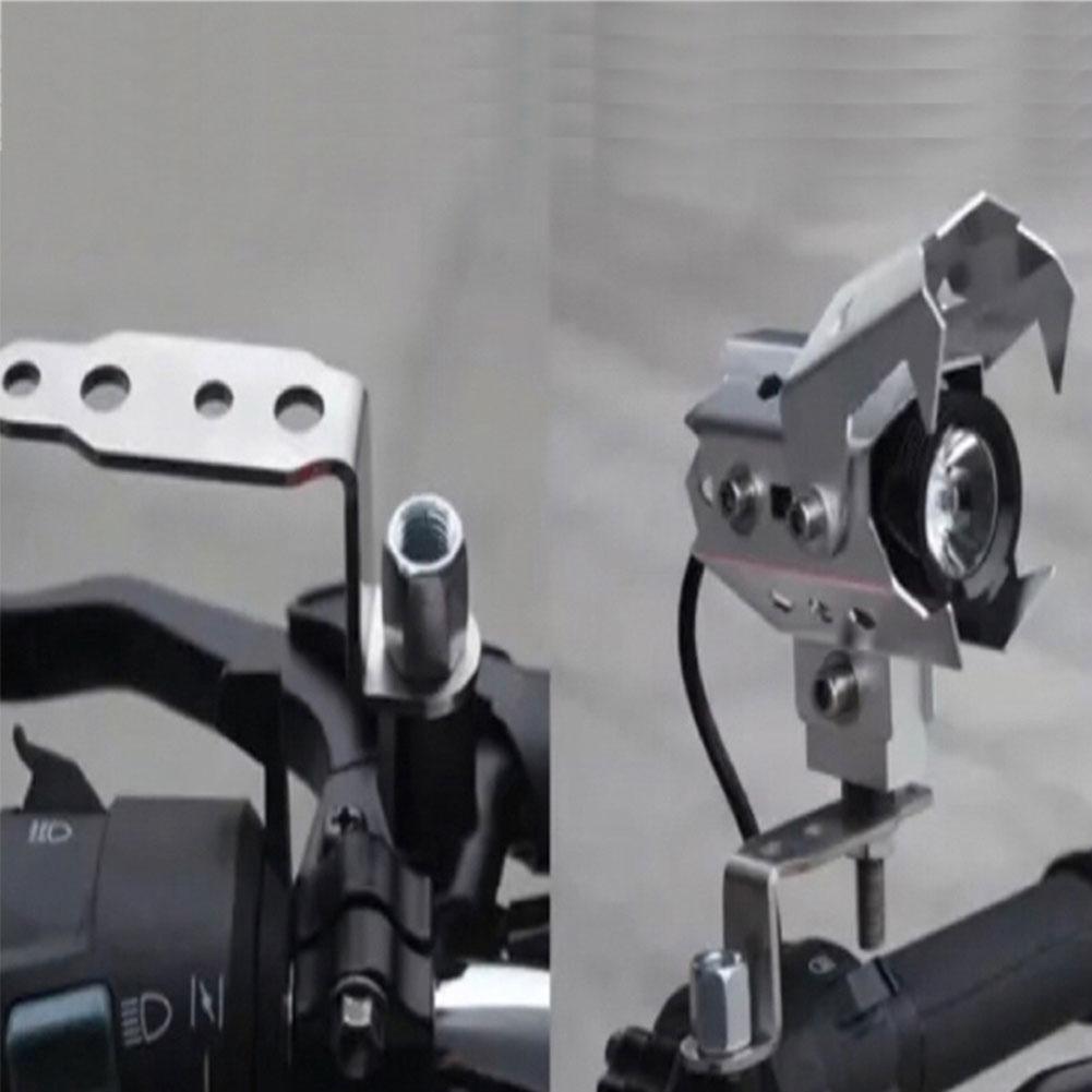 Motorrad LED Scheinwerfer Halterung Rückspiegel Lampe Scheinwerfer Verlängerung Halter Clamp Motorrad Zubehör