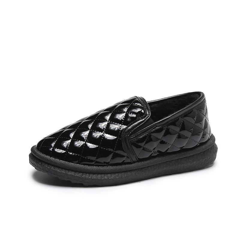 Cotton shoes women's winter velvet snow boots velvet non-slip, warm and comfortable one-pedal shoes