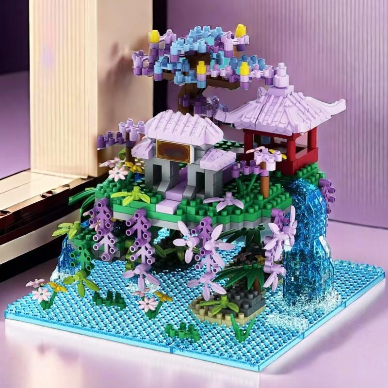 

2841 Particle Magic Fairy Pavilion 3D Puzzle, Challenging Model Kit, Durable Abs Construction Toy