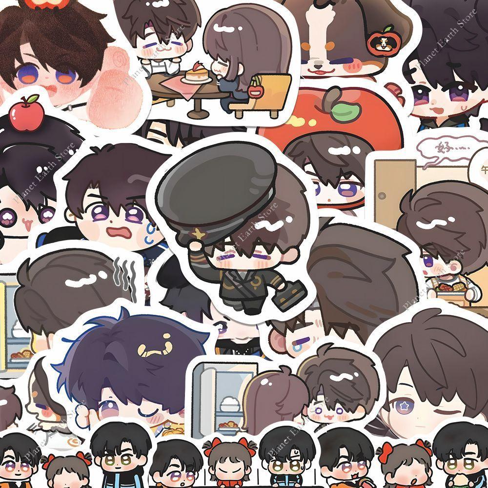 Hot Game Love and Deepspace Stickers Sylus Xavier Zayne Rafayel Caleb Cartoon Cosplay Character Stickers Decorate Prop Gifts