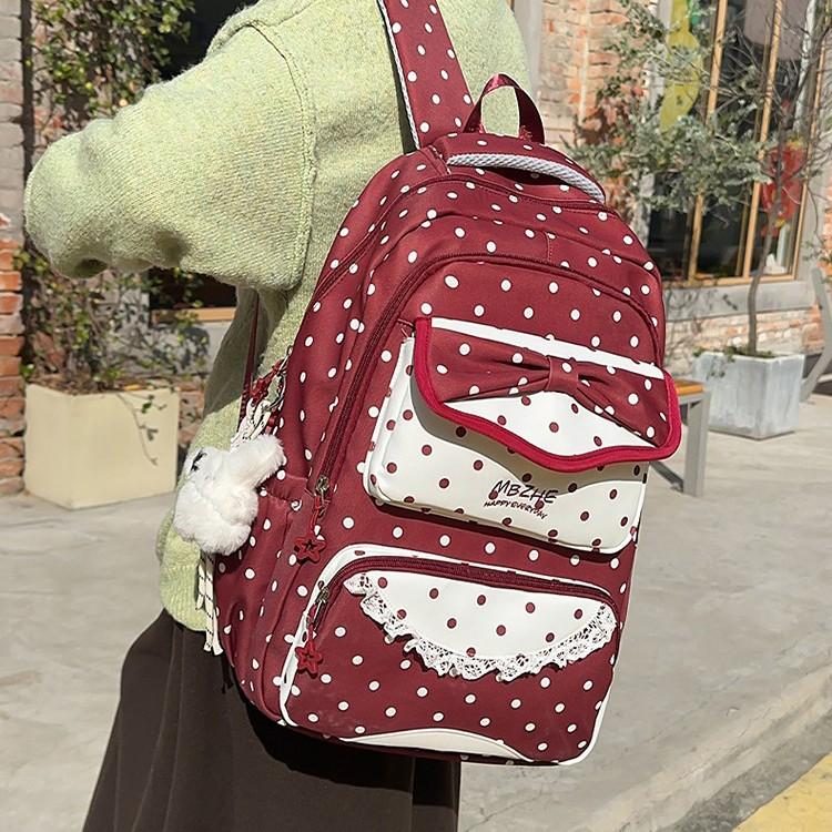 Schoolbag Japanese large-capacity backpack 1011 new Korean version high-value cute female student college schoolbag fresh backpack