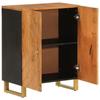 VidaXL Sideboard Brown and Black 60x33.5x75 Cm Mango Wood 356785