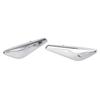 2PCS Front Fender Chrome Finisher 51117338569 Replacement for X3 X4 F25 F26 2013‑2017