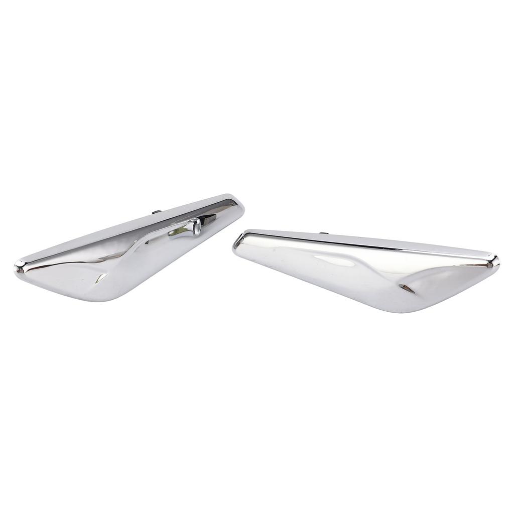 2PCS Front Fender Chrome Finisher 51117338569 Replacement for X3 X4 F25 F26 2013‑2017