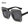 Crystal Rhinestone Frame Sunglasses for Women Vintage Cat Eye Sun glasses Sparkling Star Sunglasses Fashion Mirror Shades