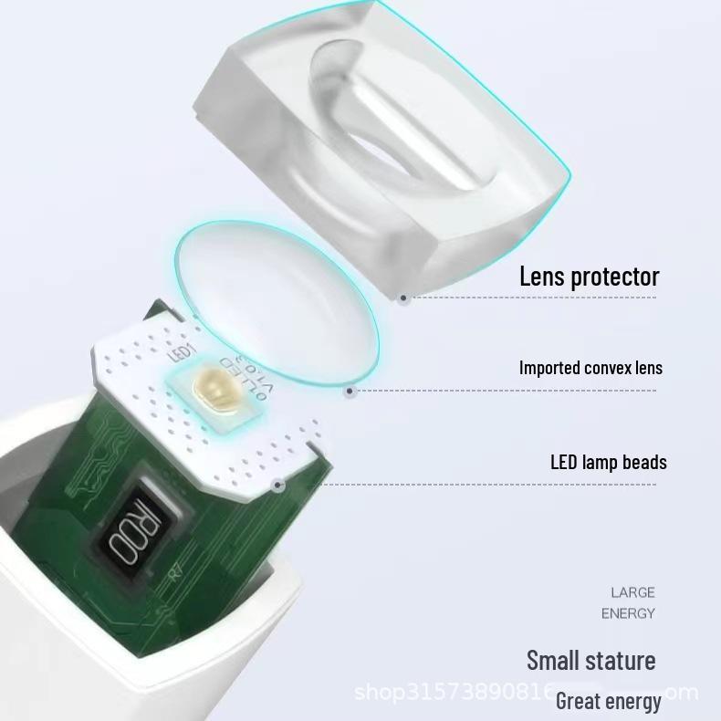

Rechargeable Mini LED Quick-Dry Manicure Light білий