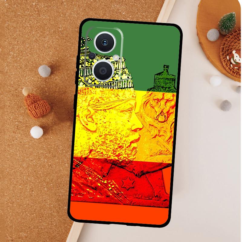 Emperor Menelik Ii Of Ethiopia Adwa Phone Case For OPPO Reno 11 F 13 12 F 8T 7 8 10 Pro OPPO Find X8 X6 Pro X3 X5 Lite Cover