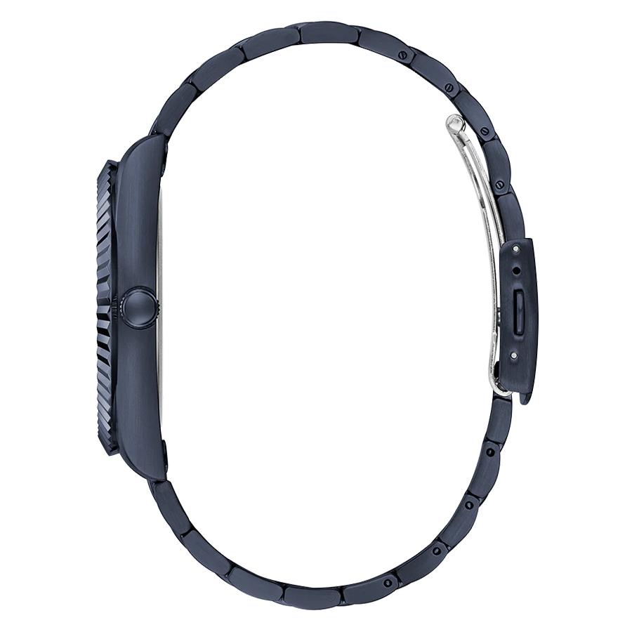 Guess Dark Blue Stainless Steel Strap Men's Quartz Watch with Date - GW0265G9