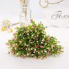 5pcs Artificial Plastic Plants Christmas Decoration Artificial Plant Ferns Simulation Plant Plastic Flower Fern Home Accessories