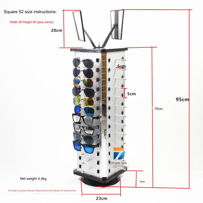 Glasses Shelf Sunglasses Display Rack 360 Degree Rotatable Round Table Glasses Frame Sunglasses Stand