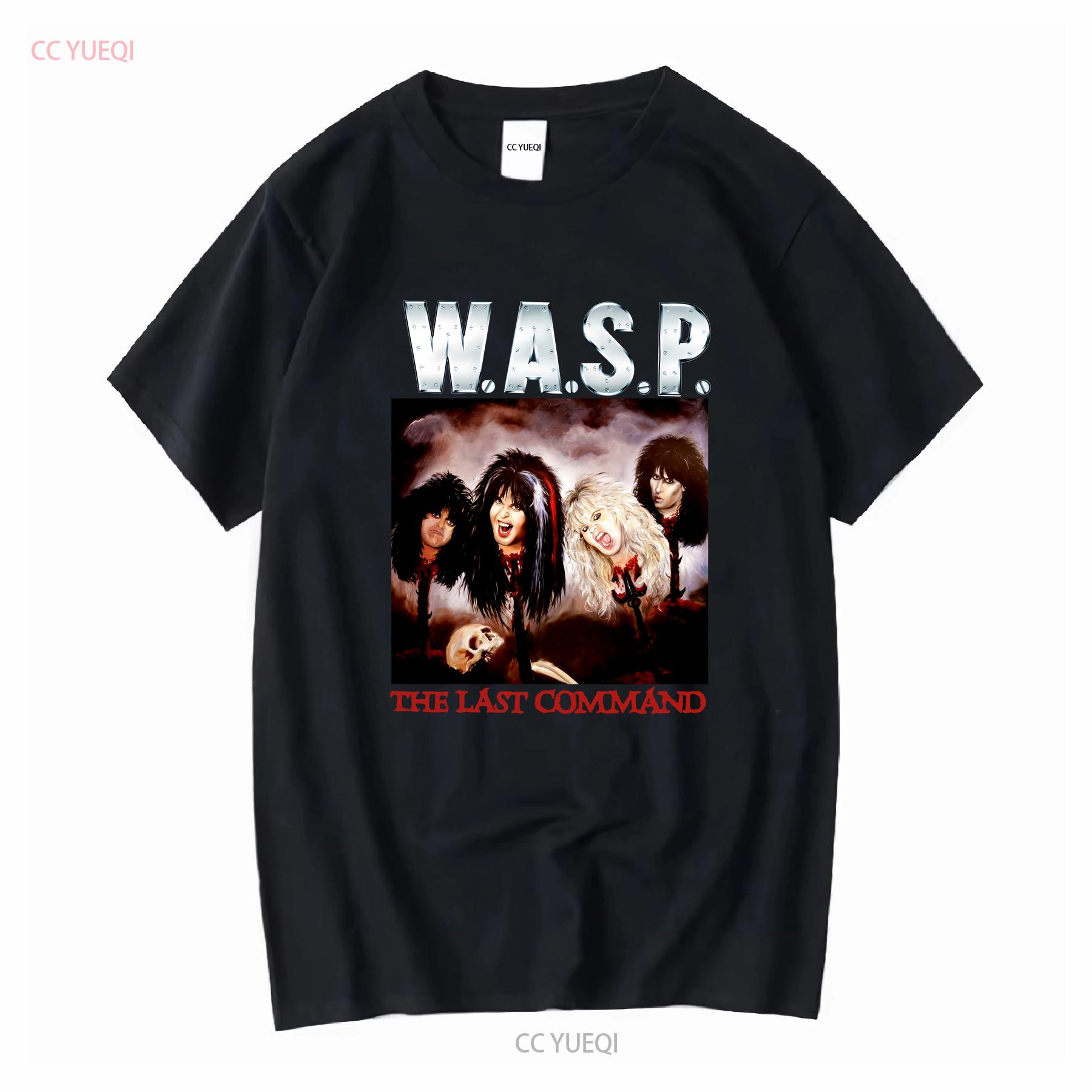 

THE LAST COMMAND W A S P Cotton Black All Size T Shirt vintage Washed Stylish Soft Casual Breathable graphic streetwear 4XL