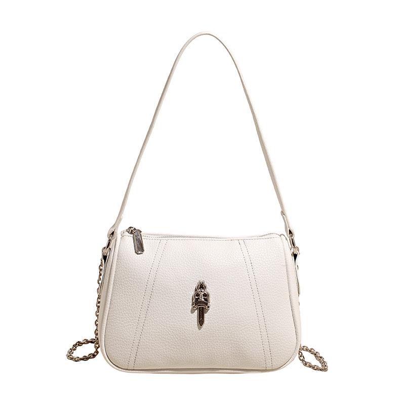 

Trendy Women s 2025 Minimalist Chain Shoulder & Crossbody Bag білий