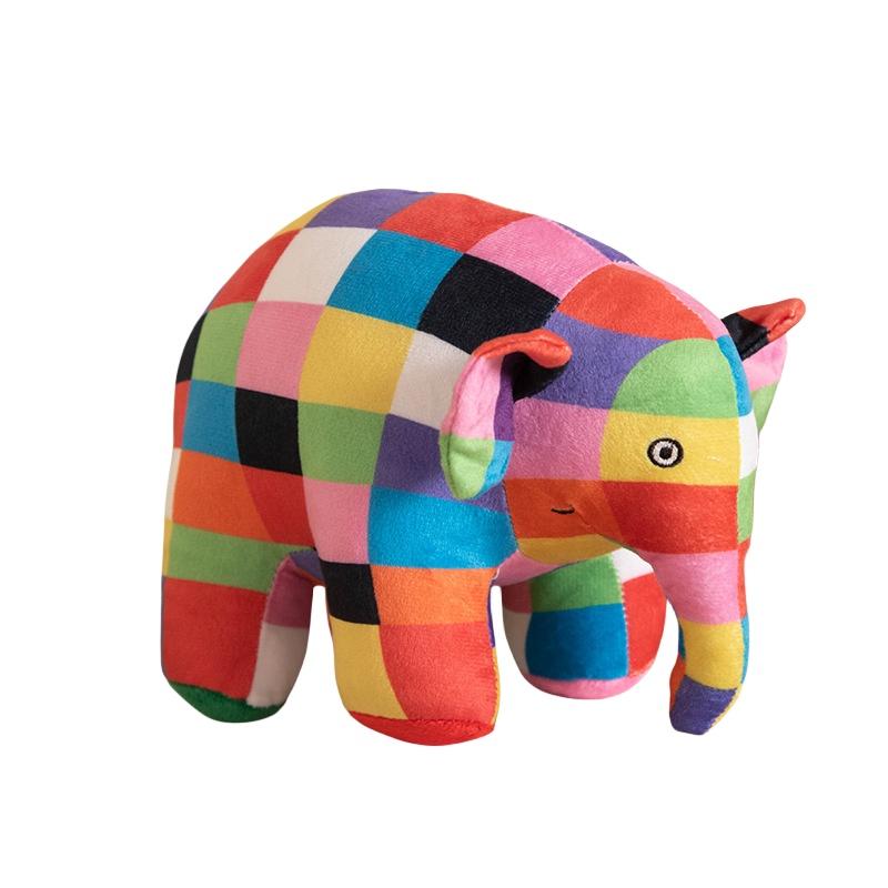 Elmer's Colors Elefant Gosedjur Mjuk Och Mysig Gosedjur För Barn