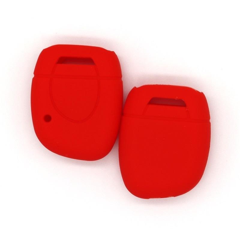Suitable for Renault old straight 2-button car key buckle silicone car key protective cover
