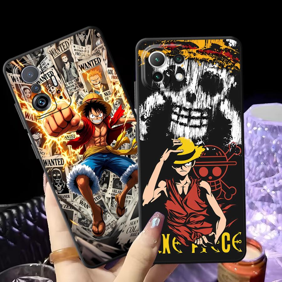 Ones Pieces Luffy Case for Xiaomi Mi CC9Pro 9T 10 11 13 Lite 11T 14 Pro 13 9 10T Phone Cover