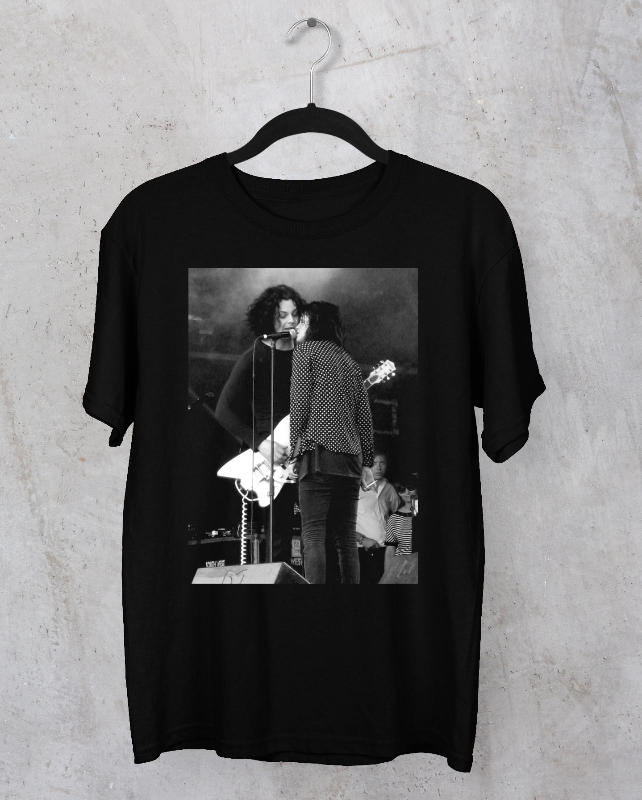 The White Stripes Jack White in concert T-shirt Black Tee S to 5Xl XX767 XXXL