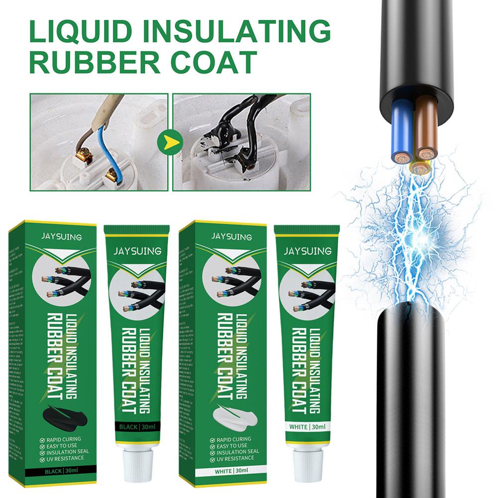 30ml Liquid Electrical Tape Insulating Tape Repair Coat Line Fix Paste Cable Wire Insulation Liquid Glue Electrical Rubber H5A8