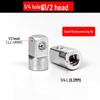 CRV Ratschenschlüssel-Adapter-Set: 1/2", 3/8", 1/4" Größen für Große, Mittlere und Kleine Stecknüsse