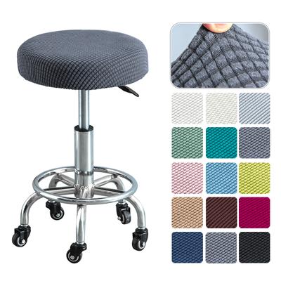 Baro kėdės užvalkalas Polar Fleece apvalus kėdės užvalkalas Nuimamas išmatos užvalkalas Tvirtas sėdynės pagalvėlės apsauga Plaunama baro kėdė