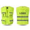Sicherheitsweste Mann Arbeitskleidung Mehrere Taschen Fotografie Wandern Angeln Atmungsaktives Netz Hi Vis Arbeitsweste