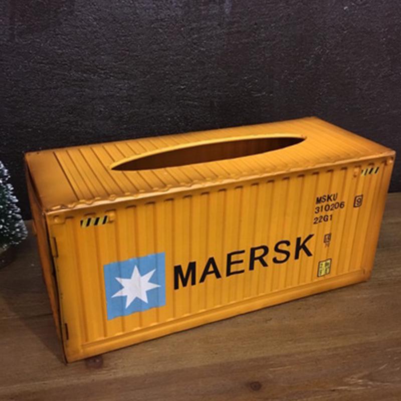 Retro Tisch-Taschentuchbox aus Eisen für Zuhause, Wohnzimmer, Auto, Aufbewahrung, Dekoration