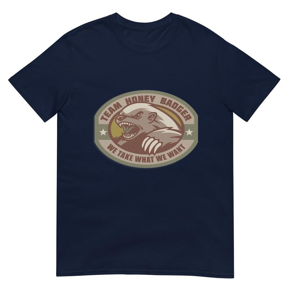 Team Honey Badger Military Morale Patch Veteran Tshirt Tshirt S