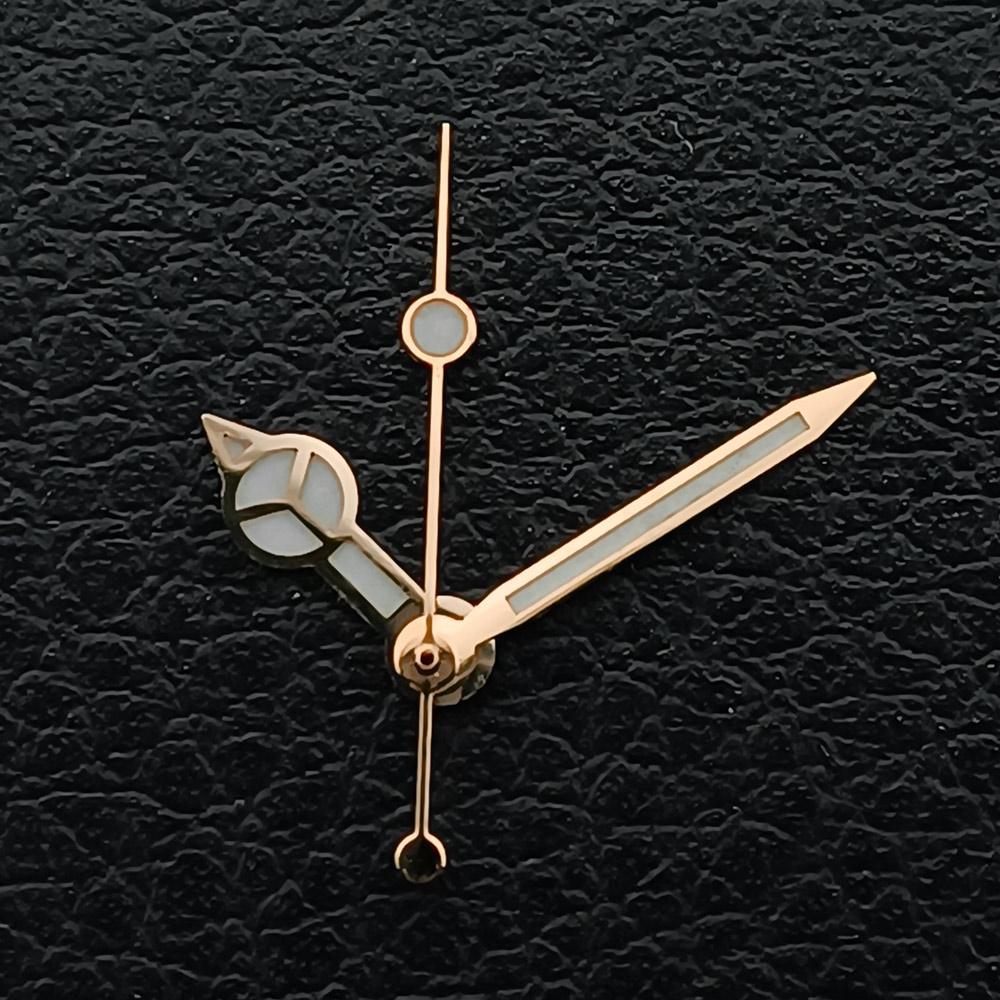 Uhrzeiger C3/bgw9 Blau Grün Leuchtend passend für NH-35-36 Uhrwerk Mechanische Armbanduhr Zubehör Silber Gold Roségold Schwarz
