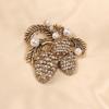 Medieval Western Court French Leaf Coconut Tree Popular Fashion Brooch