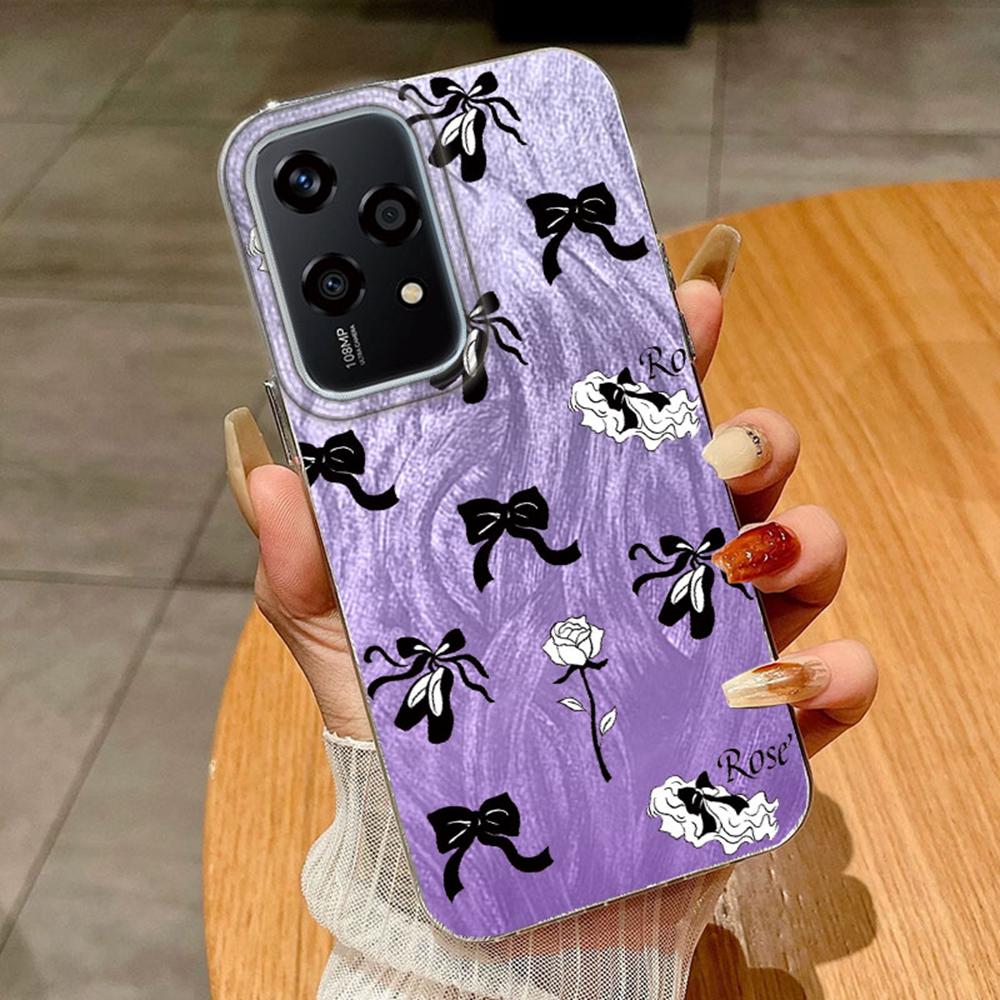 Bunte Schmetterling Farbverlauf Hülle Für Huawei Honor 400 200 Magic5 Lite 200 Pro X9a X9c X8a Handyhüllen Weiche Silikon Stoßstange Harte PC Rückseite