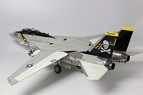 Platz/Italeri 1/48 Scale Aircraft Series U.S. Navy F-14A Tomcat Jolly Rogers (1970s VF-1, VF-2, VF-84) Plastic Model Kit TPA-01