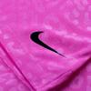 Nike Logo V-Neck Straight Cut Short Sleeve T-Shirt Women Tops Pink DO6768-684