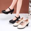 Fashion 2025 New Spring Women Pumps Fashion Trend Casual Plus Size Shoes for Women Luxury Elegant Leather Heels Woman Zapatos De Mujer