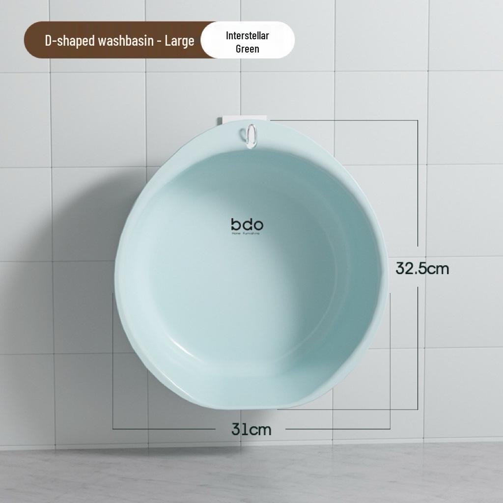 High-Temperature Resistant Wall-Mounted Washbasin for Laundry and Foot Washing