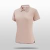 T-shirt da Donna in Seta di Ghiaccio Sottile Sportiva Slim Fit Polo con Zip Collo Alto