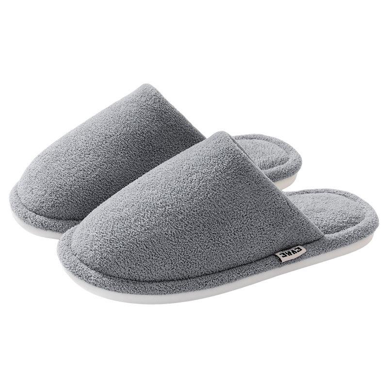 Cotton Shoes for Indoor Home Use with Fleece, Warm, Anti-slip and Anti-odor Slippers