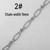 Stainless Steel DIY Chain for Necklaces, Chokers, Bracelets & Accessories