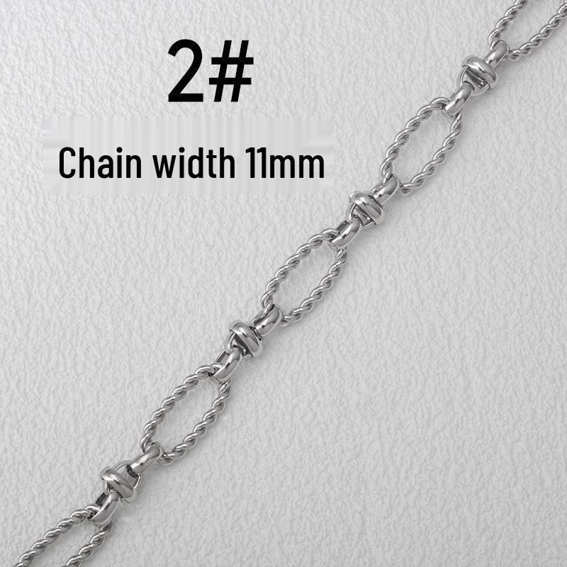 Stainless Steel DIY Chain for Necklaces, Chokers, Bracelets & Accessories