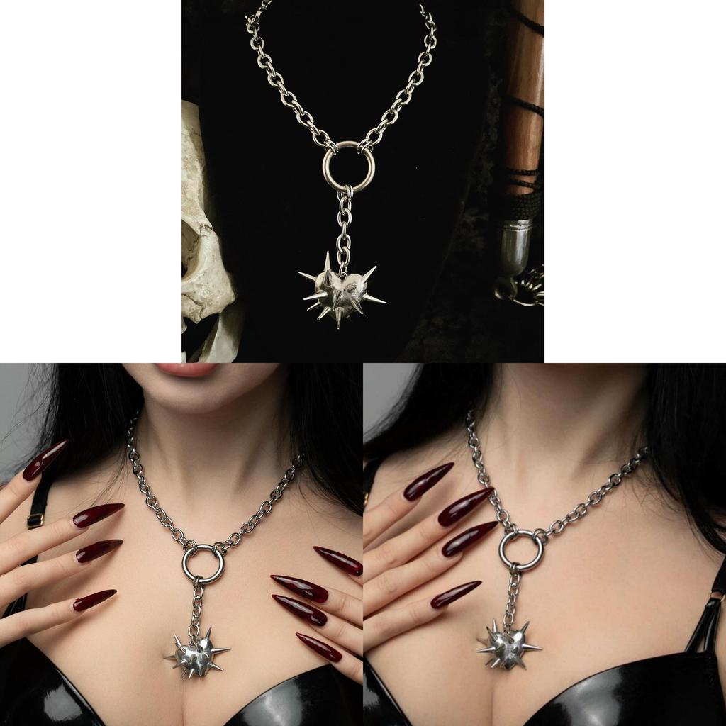 Nonmainstream Alloy Pendant Necklace With Electroplating For Party Look