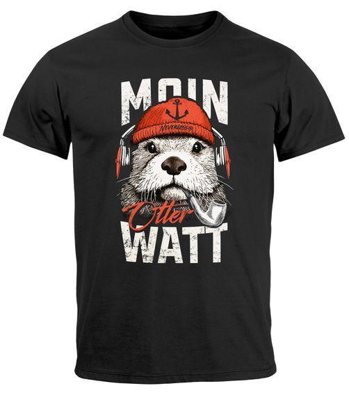 26 Mens Moin Graphic Otter Print Print Shirt North Maritime Funny T-Shirt- Unisex T-Shirt M