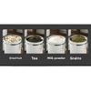 Visible Coffee Bean Storage Container Coffee Powder Sealed Container Storage with One-way Exhaust Coffee Storage Tank Coffee Beans Storage